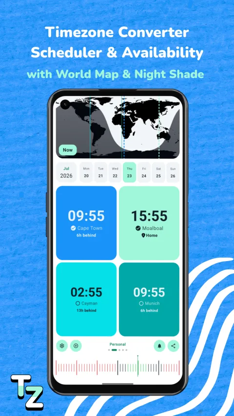 Timezoned on phone - screenshot 1
